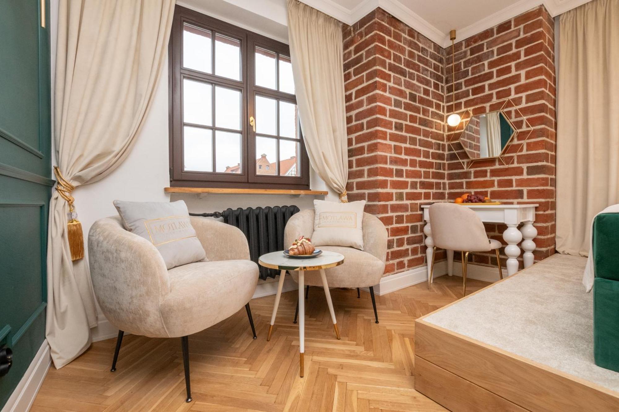 Motlawa Apartments - Old Town & River Viev, Fast Wifi Gdańsk Buitenkant foto